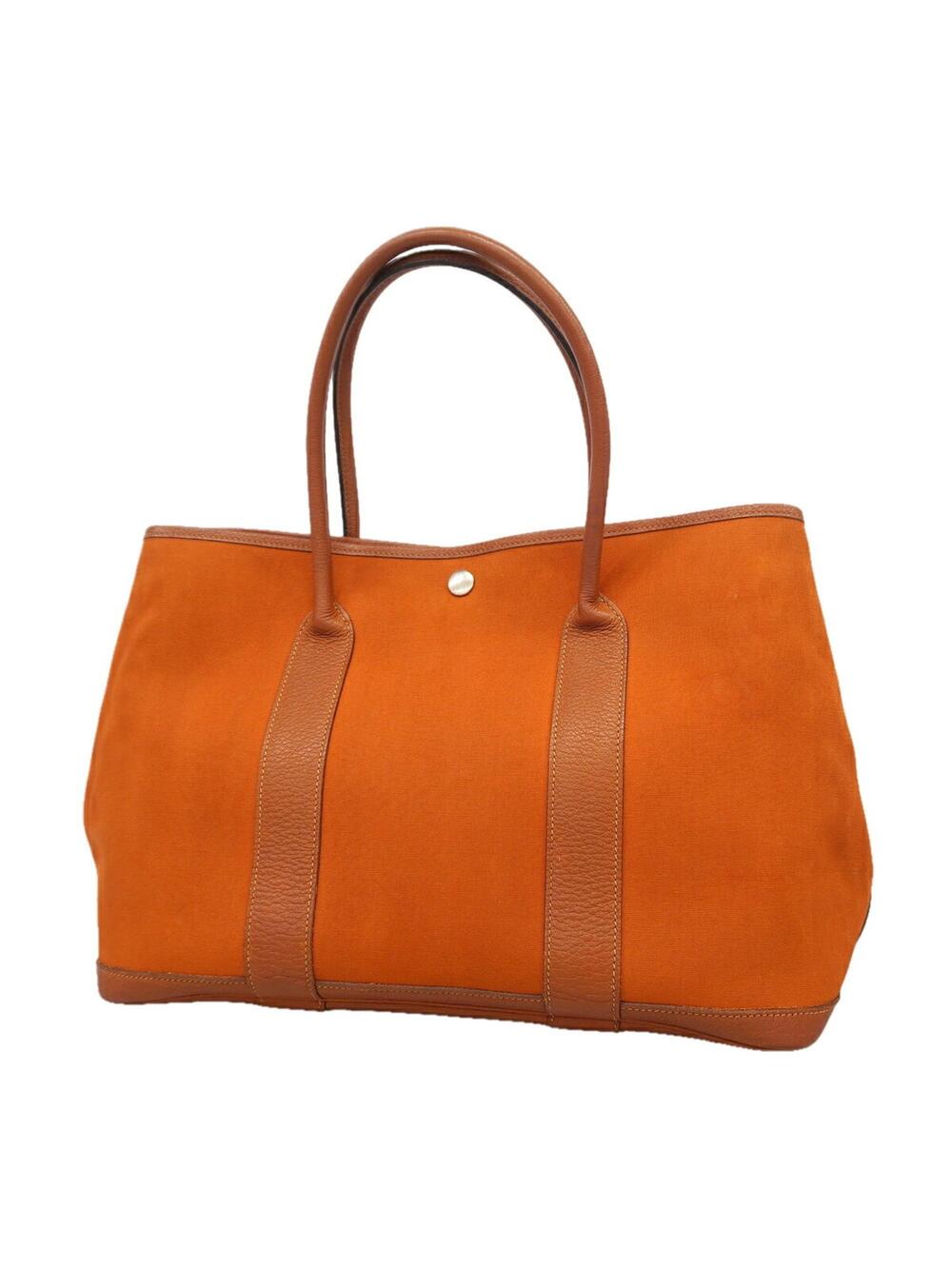 Hermes Garden Party Tote Toile And #357159H13B